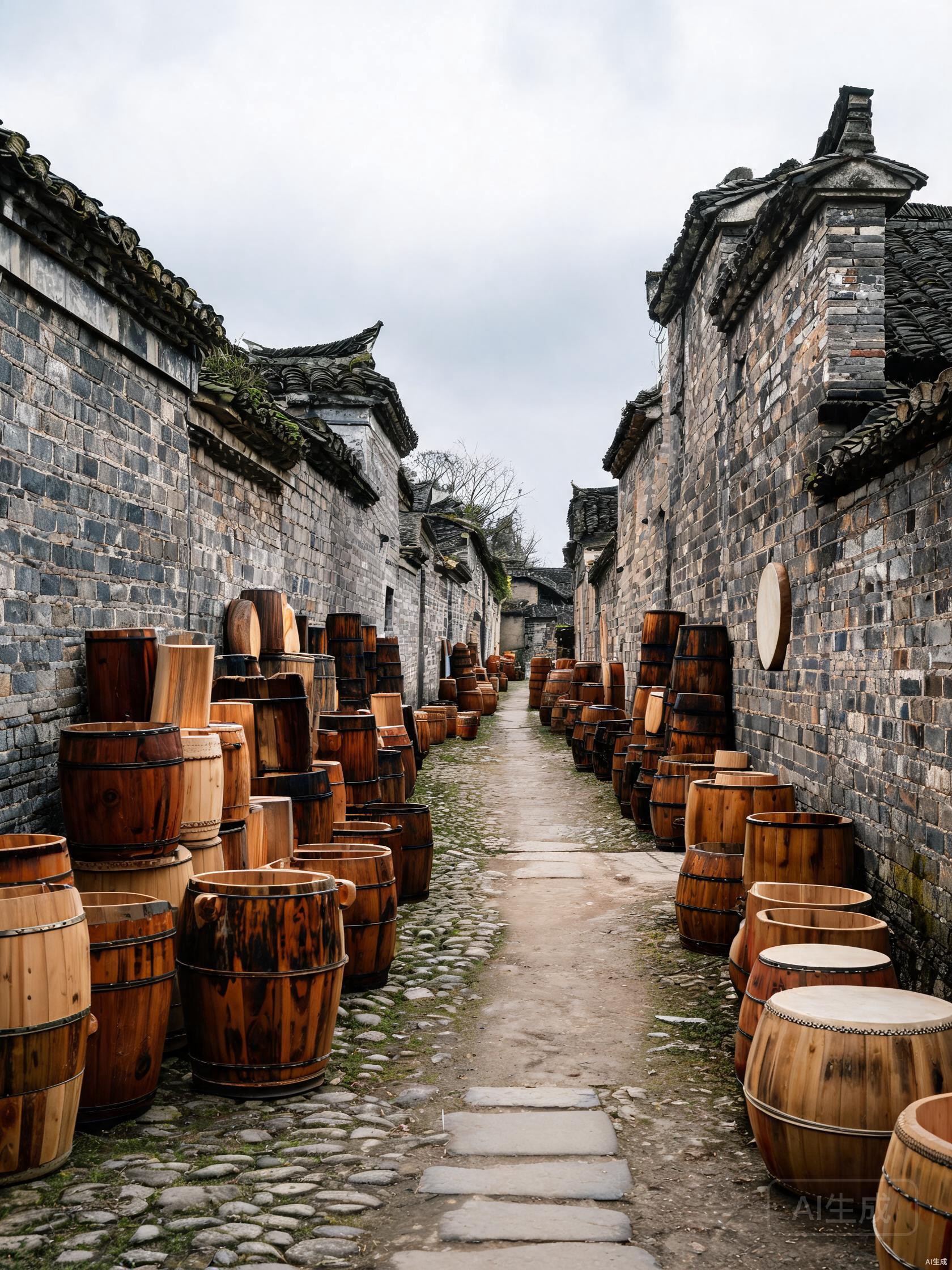 The Village Behind the Drum